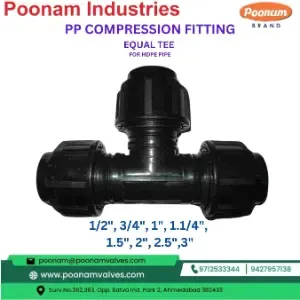 Compression Equal Tee 12 To 3