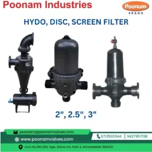 Pp Hydrocyclone, Disc & Screen Filter In India