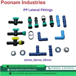 Lateral Fittings 12Mm, 16Mm, 20Mm