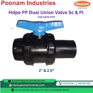 Pp Valve Sc. Pl. Hdpe Pipe End 