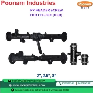Pp Header Screw For Fillter
