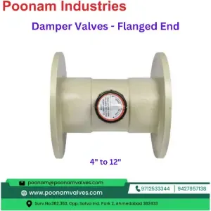Pp Damper Valves   Flanged End
