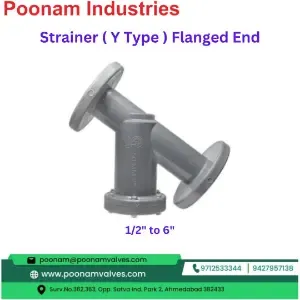 Pp Strainer ( Y Type ) Flanged End
