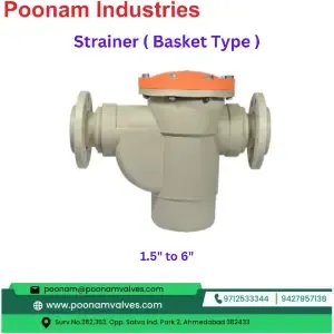 Pp Striner ( Basket Type ) Flanged