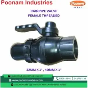 Pp Rainpipe Ft Valve 40Mm X 1, 32Mmx 1