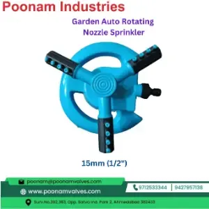 Garden Auto Rotating Nozzle Sprinkler 12