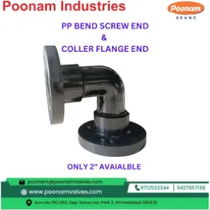 Pp Bend Screw & Coller Flanged